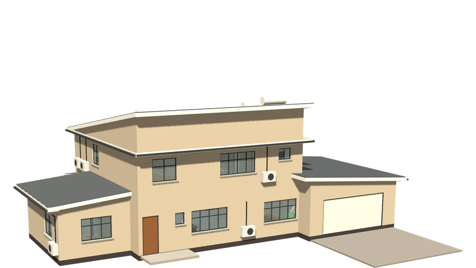 Auas House, 4 bedrooms, 3D view