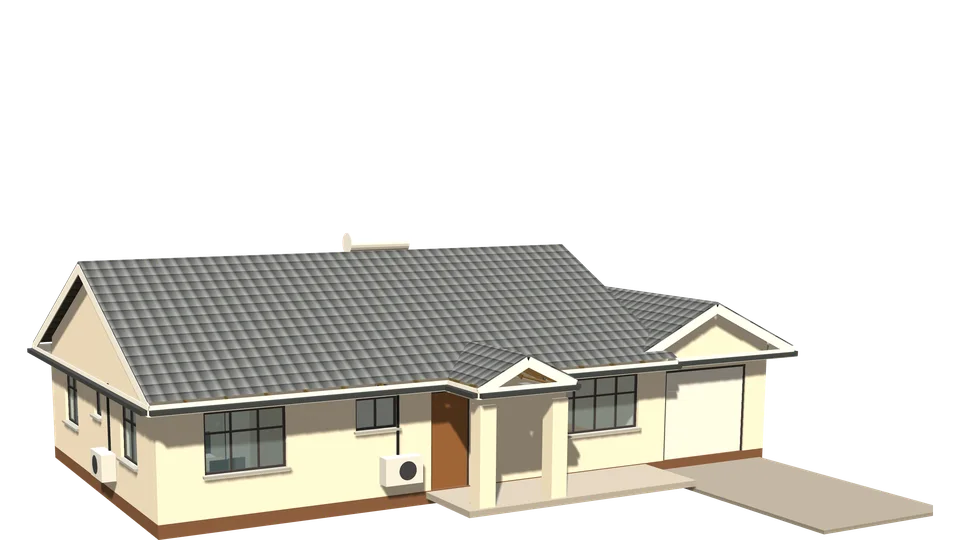 Camelthorn House, 2 bedrooms, 3D view