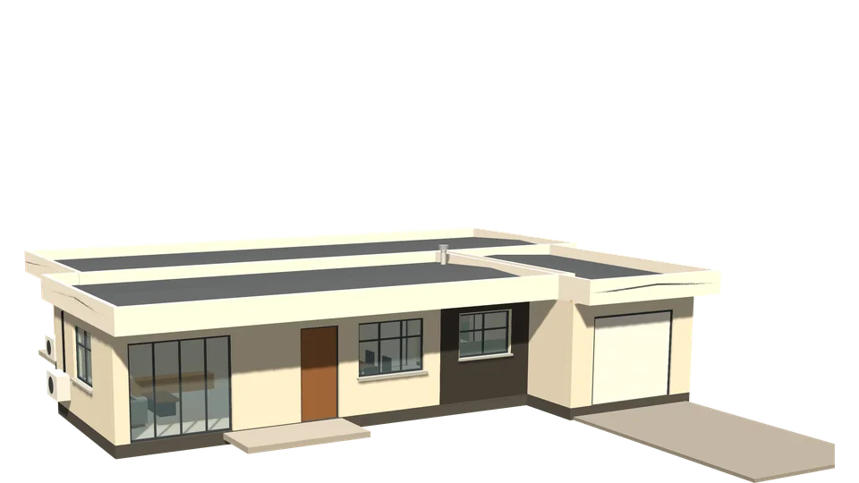 Eland House, 3 bedrooms, 3D view