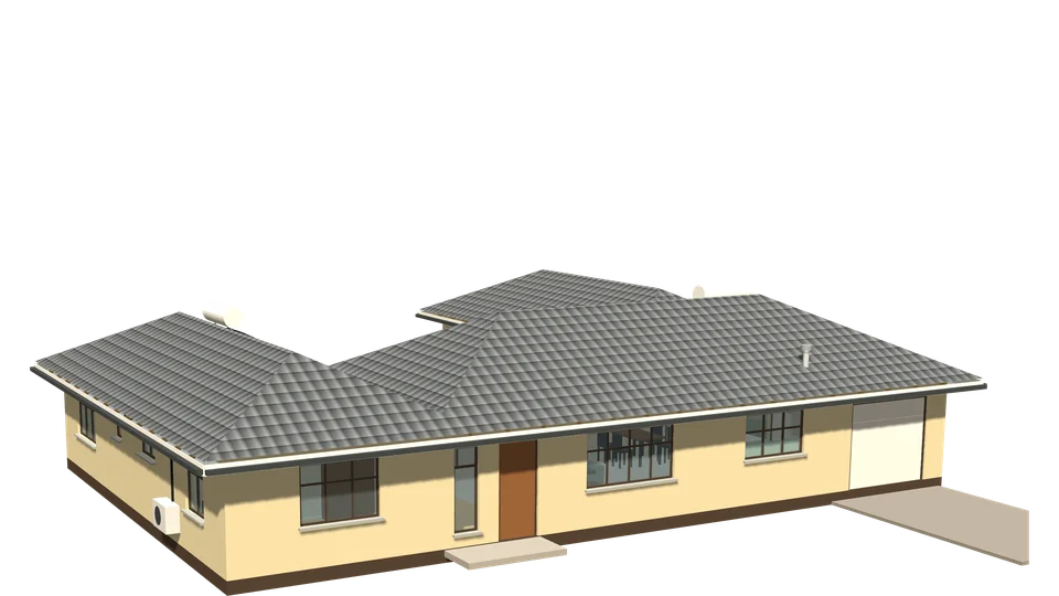 Etosha House, 3 bedrooms, 3D view