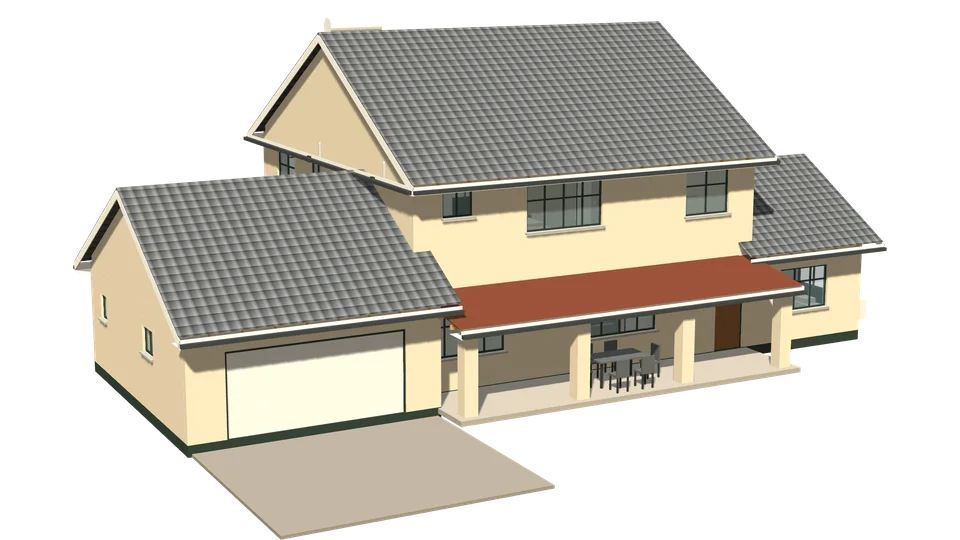 Gamsberg House, 4 bedrooms, 3D view