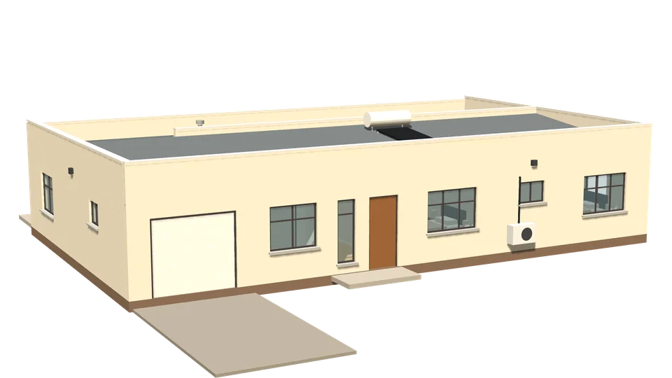Kalahari House, 3 bedrooms, 3D view