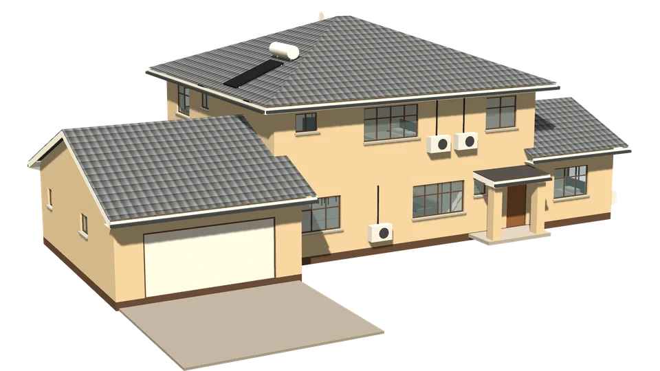 Khomas House, 4 bedrooms, 3D view
