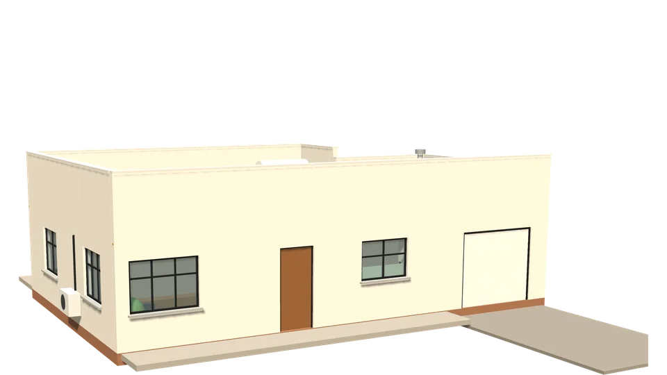 Kokerboom House, 2 bedrooms, 3D view