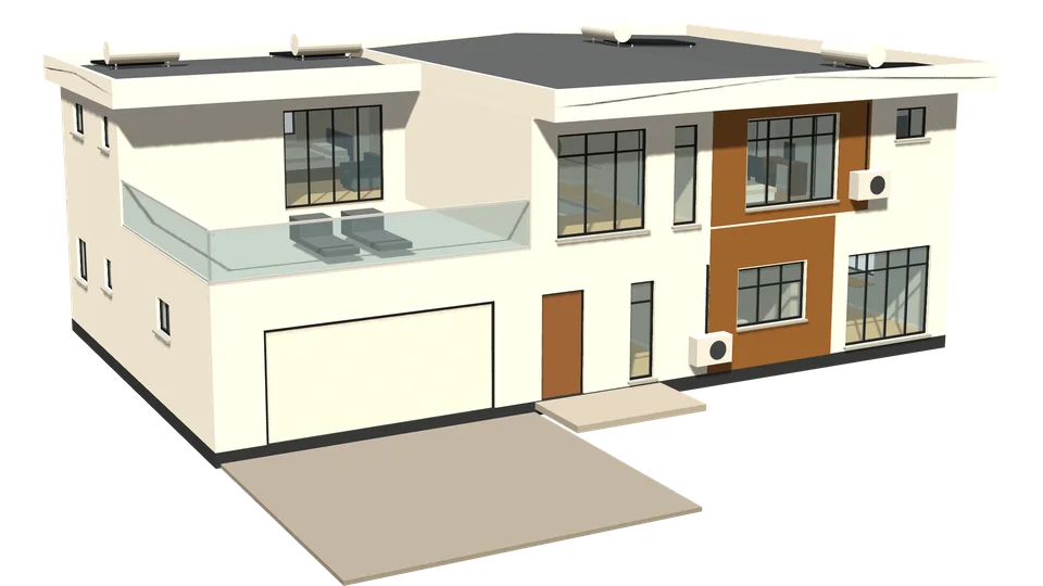 Kunene House, 4 bedrooms, 3D view