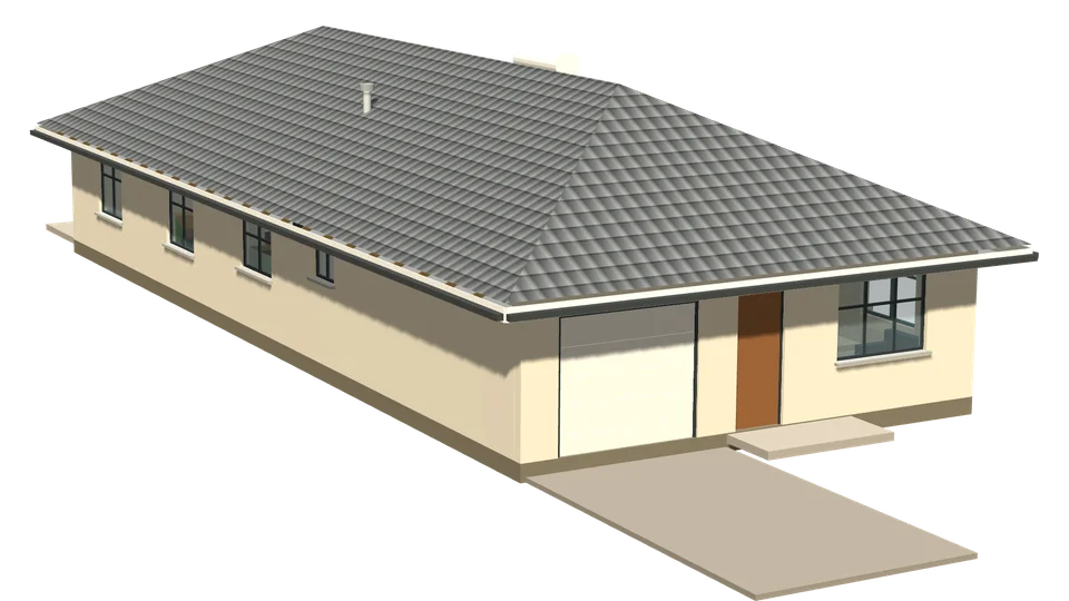 Makalani House, 3 bedrooms, 3D view
