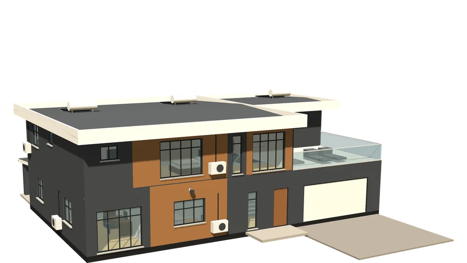 Nossob House, 4 bedrooms, 3D view