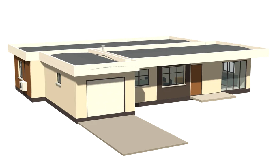 Nyala House, 3 bedrooms, 3D view