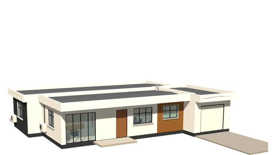 Oryx House, 3 bedrooms, 3D view