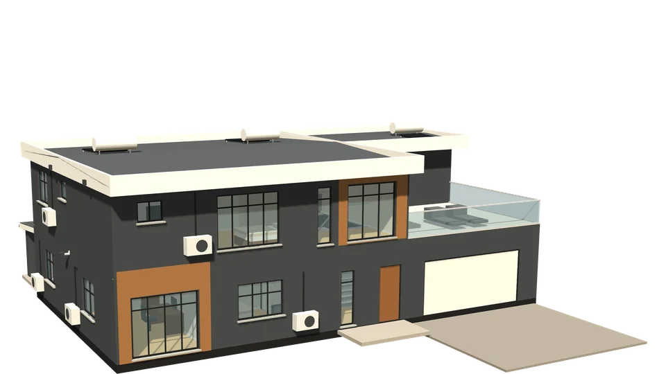 Ugab House, 4 bedrooms, 3D view