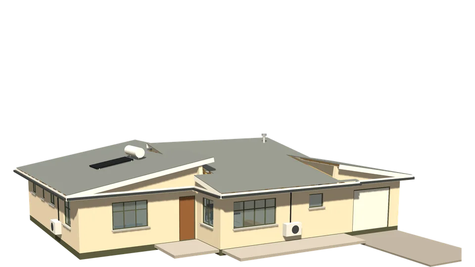 Welwitschia House, 2 bedrooms, 3D view