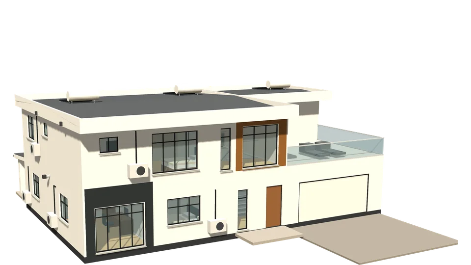 Zambezi House, 4 bedrooms, 3D view